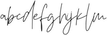 White_Serenity_no_ligatures otf (400) Font LOWERCASE