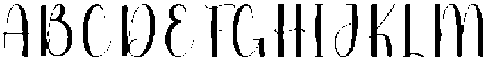 Whitening Regular otf (400) Font UPPERCASE