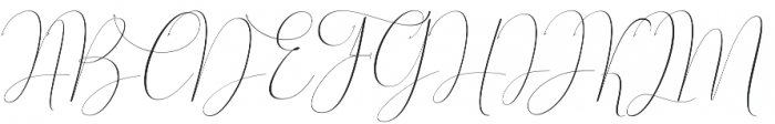 Whitening italic otf (400) Font UPPERCASE