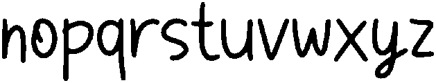 Whitney Regular otf (400) Font LOWERCASE