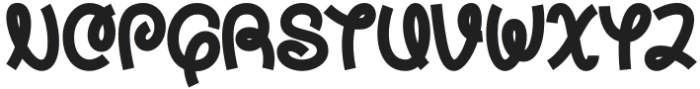 Whoozle Regular otf (400) Font UPPERCASE