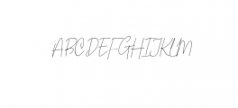 White Apparel-Alt Italic.ttf Font UPPERCASE