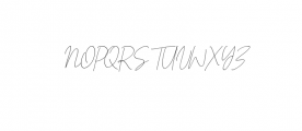 White Apparel-Alt Italic.ttf Font UPPERCASE