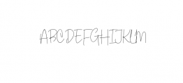 White Apparel.ttf Font UPPERCASE