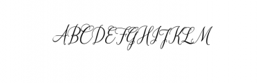 White Crystal Script Font UPPERCASE