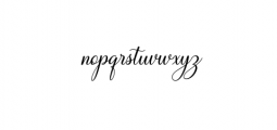 White Crystal Script Font LOWERCASE