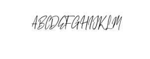 White Pen.ttf Font UPPERCASE