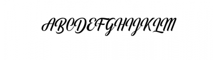 White Smith Font UPPERCASE