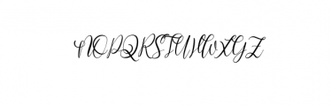 WhiteChunti.otf Font UPPERCASE