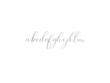 Whitening italic.otf Font LOWERCASE