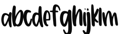 Whispy Witch Regular Font LOWERCASE