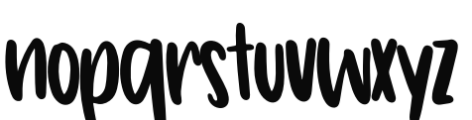 Whispy Witch Regular Font LOWERCASE