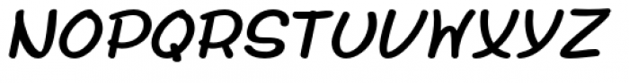 Whiteboard Modern Bold Italic Font LOWERCASE