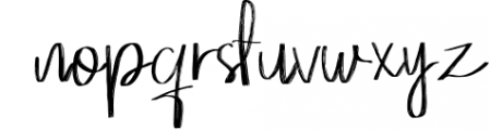Whisper Brushes Script Font Font LOWERCASE