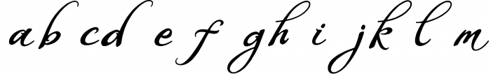 Whispers Calligraphy Essential Font LOWERCASE