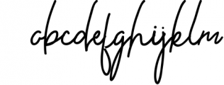 Whistle - Signature font 1 Font LOWERCASE