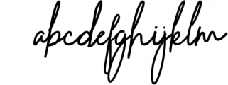 Whistle - Signature font Font LOWERCASE