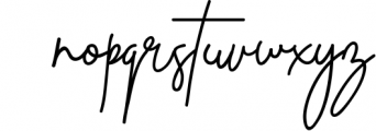 Whistle - Signature font Font LOWERCASE