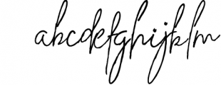 Whitley Signature Packet Font LOWERCASE