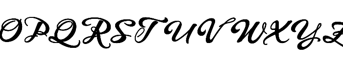 WHISPERS CALLIGRAPHY_DEMO_sinuous_BOLD Font UPPERCASE