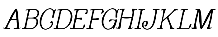 Whackadoo Upper Italic Font UPPERCASE