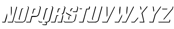 WhatA-Relief Italic Font UPPERCASE