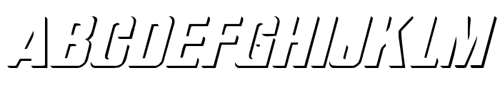 WhatA-Relief Italic Font LOWERCASE