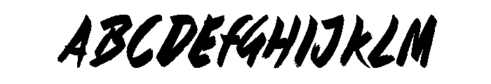 When in Rome Font UPPERCASE