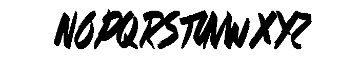 When in Rome Font UPPERCASE