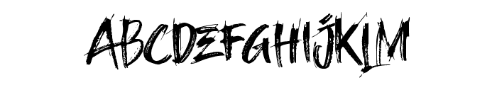 Whiplash Regular Font LOWERCASE