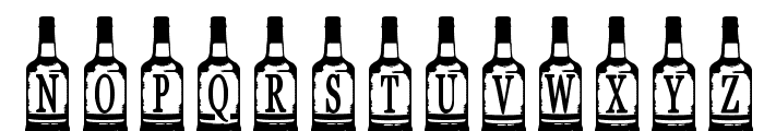 Whiskey Bottle Font UPPERCASE