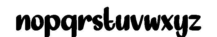 White Beach Font LOWERCASE