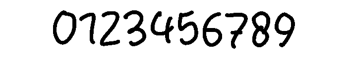 White Cloth Font OTHER CHARS