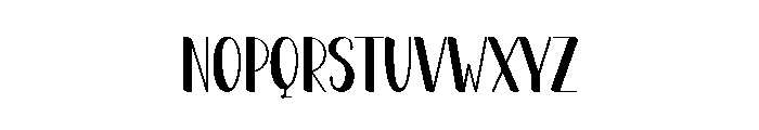 White Flower Font UPPERCASE