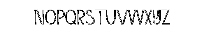 White Home Font UPPERCASE