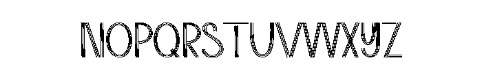White Home Font LOWERCASE