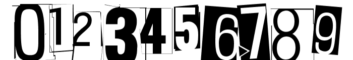 White Square Red Yes Black Eight Warsaw Warsaw Font OTHER CHARS