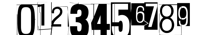 White Square Red Yes Black Eight Font OTHER CHARS