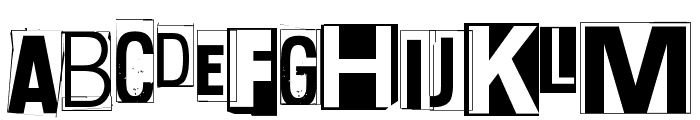 White Square Red Yes Black Eight Font UPPERCASE