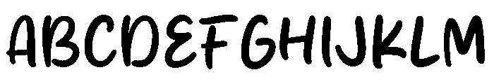 White Sugar Font UPPERCASE