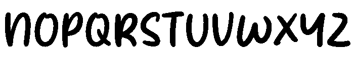 White Sugar Font UPPERCASE