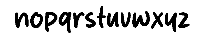 White Sugar Font LOWERCASE
