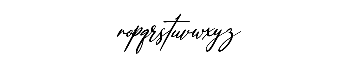 White Systemattic Italic Font LOWERCASE