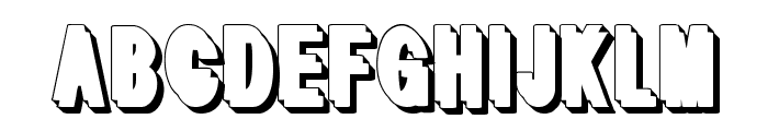 WhiteFree Font UPPERCASE