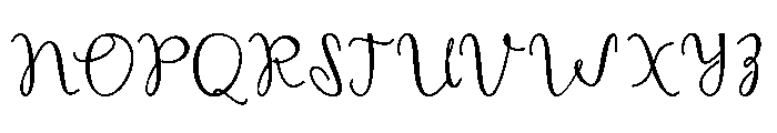 Whitesmith Font UPPERCASE