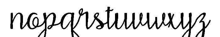 Whitesmith Font LOWERCASE