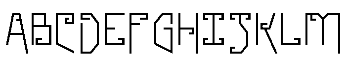 Whittier-Regular Font UPPERCASE