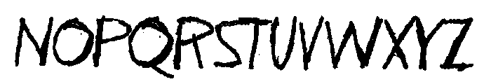 Who are you Font LOWERCASE
