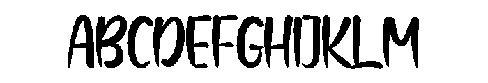 Wholestory Font UPPERCASE