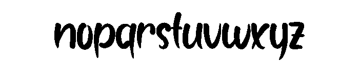 Wholestory Font LOWERCASE